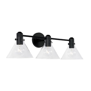 Capital Lighting 145831MB-528 Greer 3 Light Vanity Matte Black