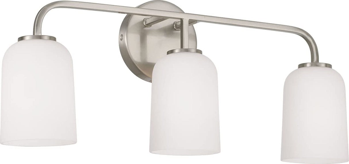 Capital Lighting 148831BN-542 Lawson 3 Light Vanity Brushed Nickel