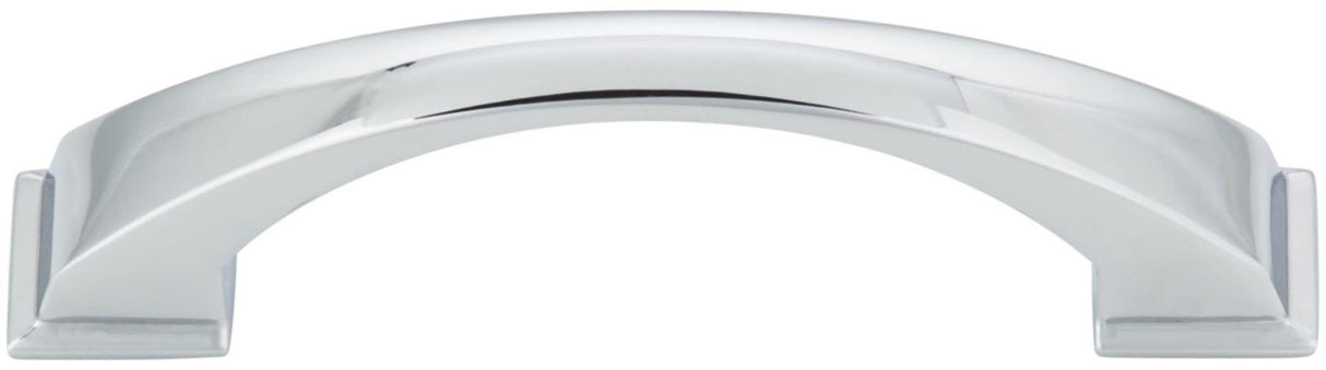 Jeffrey Alexander 944-96NI 96 mm Center-to-Center Polished Nickel Arched Roman Cabinet Pull