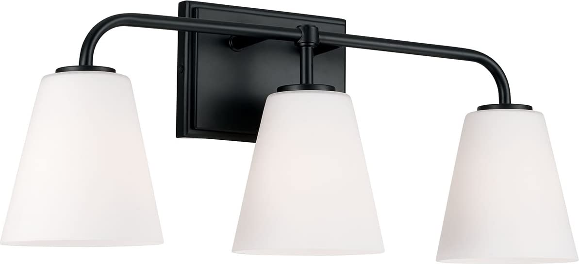 Capital Lighting 149431MB-543 Brody 3 Light Vanity Matte Black