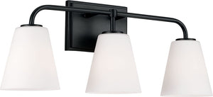 Capital Lighting 149431MB-543 Brody 3 Light Vanity Matte Black