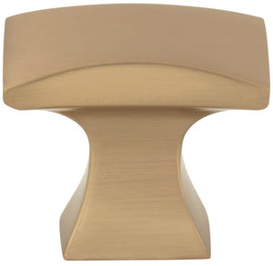 Jeffrey Alexander 767SBZ 1-1/4" Overall Length Satin Bronze Flared Philip Cabinet Knob