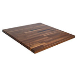 John Boos WALBBIT4-6038 60W x 38D 4H American Black Walnut End Grain Island Top