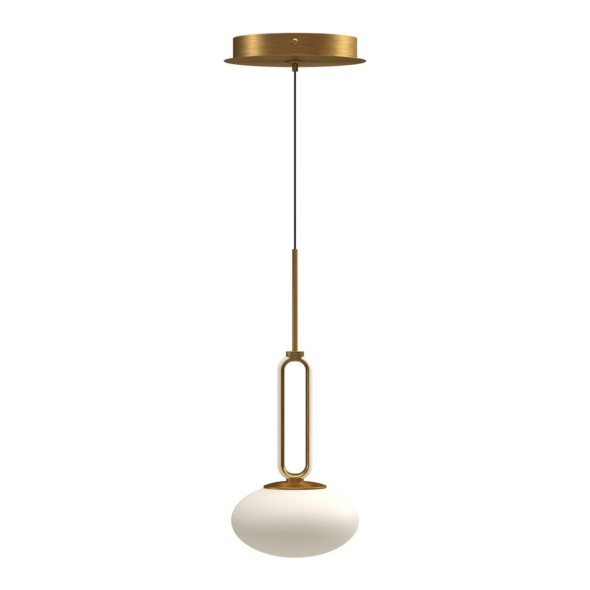 Kuzco PD29806-BG TAVIRA 6" PENDANT BRUSHED GOLD 120" WIRE 120V TRIAC/ELV LED 3000K 90CRI 11W