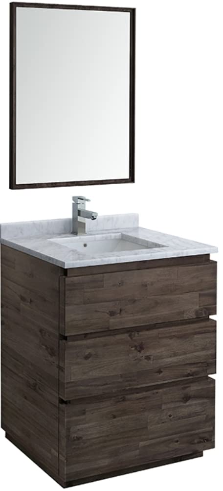 Fresca FVN3130ACA-FC Fresca Formosa 30" Floor Standing Modern Bathroom Vanity w/ Mirror