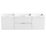 Fresca FCB8360GO Fresca Valencia 60" Gray Oak Wall Hung Single Sink Modern Bathroom Cabinet