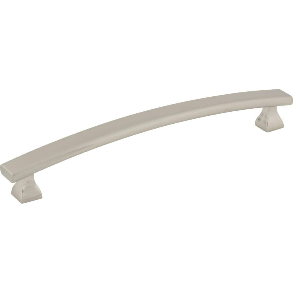 Elements 449-160SN 160 mm Center-to-Center Satin Nickel Square Hadly Cabinet Pull