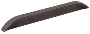 Jeffrey Alexander 484-192224DBAC 192 mm / 224 mm  Center-to-Center Brushed Oil Rubbed Bronze Elara Cabinet Pinch Pull
