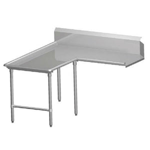 John Boos CDT4-I6048SBK-L Clean Dishtables, Island, Stainless Steel Base 