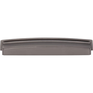 Jeffrey Alexander 141-192BNBDL 192 mm Center Brushed Pewter Square-to-Center Square Renzo Cabinet Cup Pull