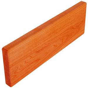 John Boos CHYRS72-V 72 W Straight Backsplash, Varnique Finish