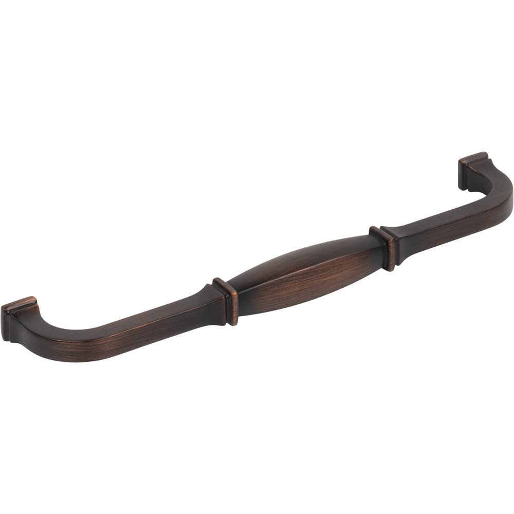 Jeffrey Alexander 278-192DBAC 192 mm Center-to-Center Brushed Oil Rubbed Bronze Audrey Cabinet Pull