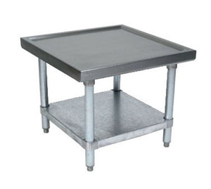 John Boos MS4-3030GSK Stainless Steel Heavy Duty Machine Stand, Galvanized Legs and Undershelves, 30