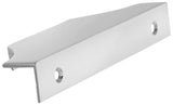 Amerock Cabinet Edge Pull Polished Nickel 4-3/16 inch (106 mm) Center to Center Extent 1 Pack Drawer Pull Drawer Handle Cabinet Hardware