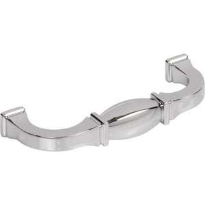 Jeffrey Alexander 278-96PC 96 mm Center-to-Center Polished Chrome Audrey Cabinet Pull