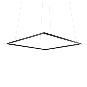 Kuzco PD88172-BK PIAZZA 72" PENDANT BK TEXTURED DOWN ONLY DUO CANOPY 930 TRIAC 120 162W