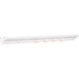 Task Lighting LP24QD8NDWWT50 24-1/2" 800 Lumen Direct Voltage DV Lighted Power Strip, White Finish, White Receptacles, 5000K Daylight White