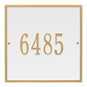 Whitehall 2110WG - Personalized Square Plaque - Standard - Wall - 1 line