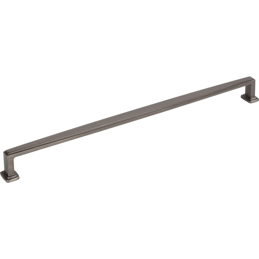 Jeffrey Alexander 171-305BNBDL 305 mm Center-to-Center Brushed Pewter Richard Cabinet Pull