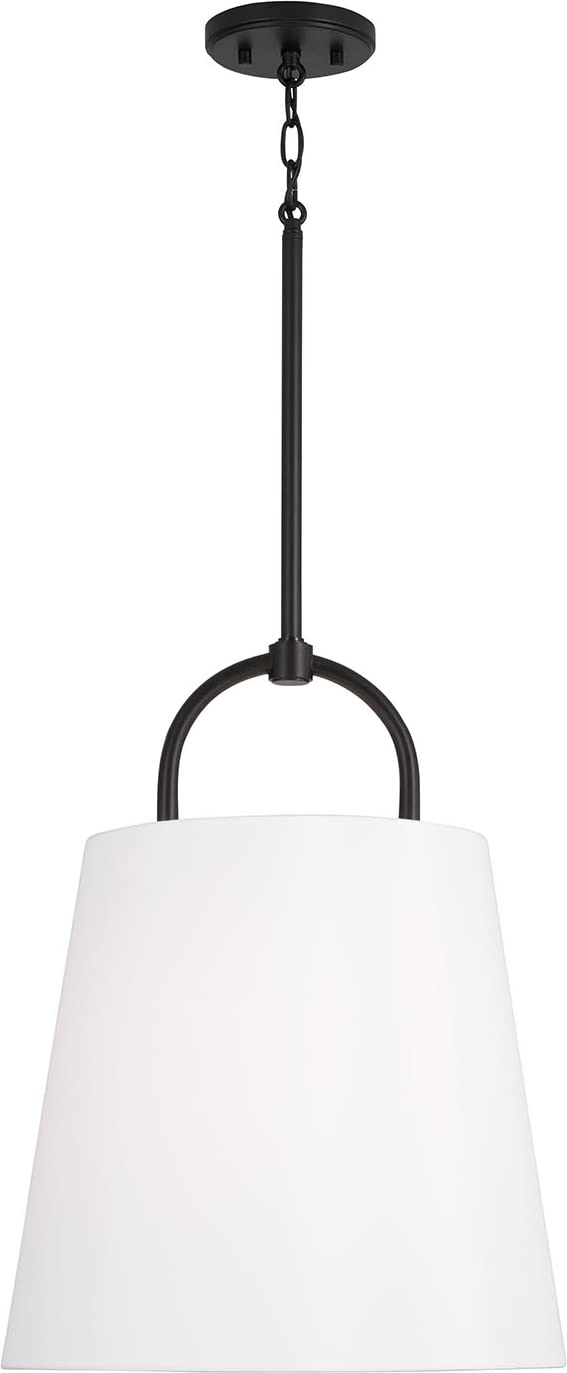Capital Lighting 349412MB Brody 1 Light Pendant Matte Black
