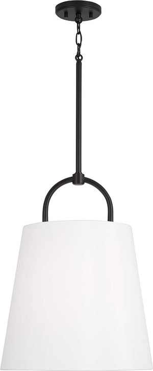 Capital Lighting 349412MB Brody 1 Light Pendant Matte Black