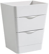 Fresca FCB8525WH Fresca Milano 26" Glossy White Modern Bathroom Cabinet