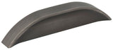 Jeffrey Alexander 484-396BNBDL 3" / 96 mm Center-to-Center Brushed Pewter Elara Cabinet Pinch Pull