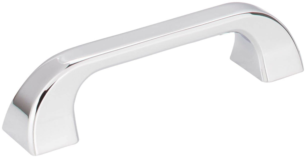 Jeffrey Alexander 972-96PC 96 mm Center-to-Center Polished Chrome Square Marlo Cabinet Pull