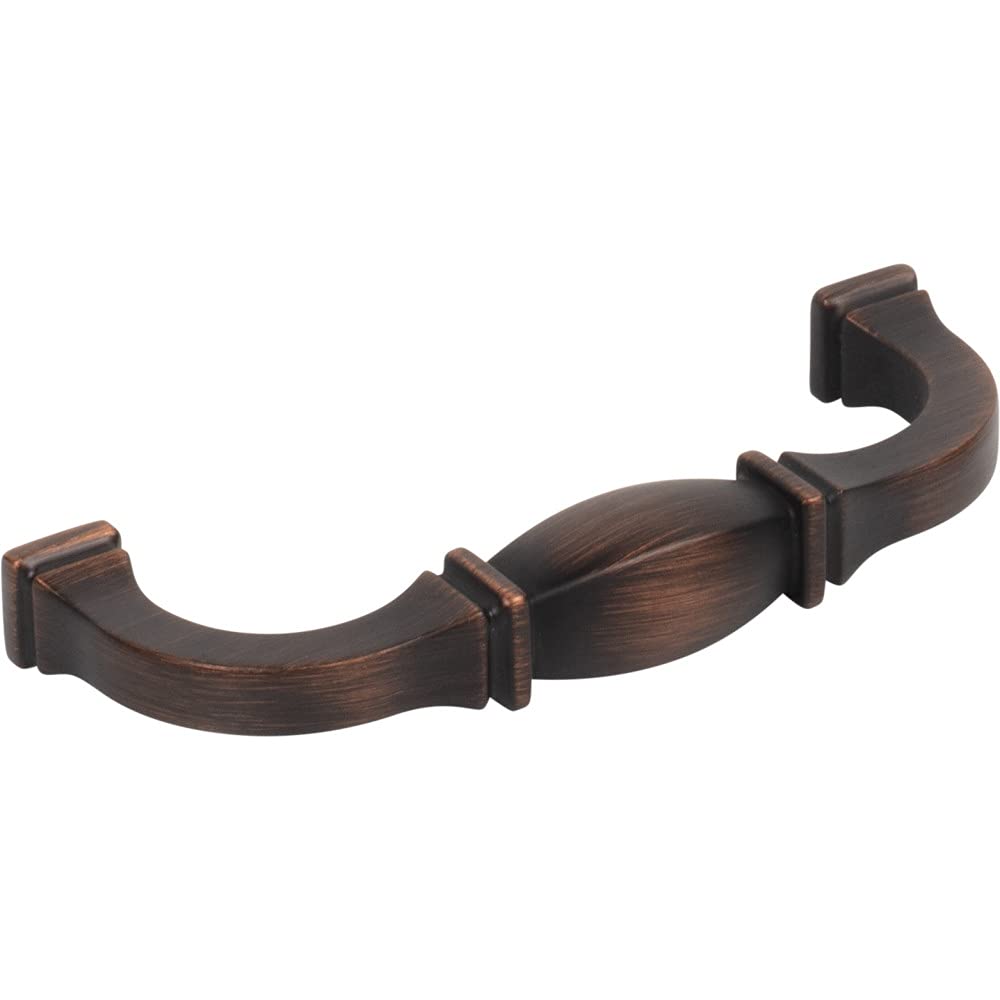 Jeffrey Alexander 278-96DBAC 96 mm Center-to-Center Brushed Oil Rubbed Bronze Audrey Cabinet Pull