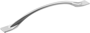 Amerock Cabinet Pull Polished Chrome 7-9/16 inch (192 mm) Center-to-Center Uprise 1 Pack Drawer Pull Cabinet Handle Cabinet Hardware