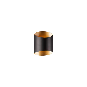 Kuzco 601471BK-LED PRESTON 8" 60 Black 120V ELV LED 3000K 90CRI 9W
