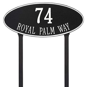 Whitehall 4012BW - Madison Oval - Estate Lawn - Two Line
