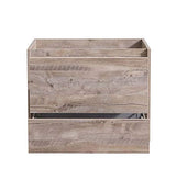 Fresca FCB9230RNW Fresca Catania 30" Rustic Natural Wood Wall Hung Modern Bathroom Cabinet