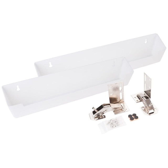 Hardware Resources TO14-R 14-13/16" Plastic Tip-Out Tray Kit for Sink Front