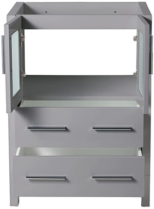 Fresca FCB6224GR Fresca Torino 24" Gray Modern Bathroom Cabinet