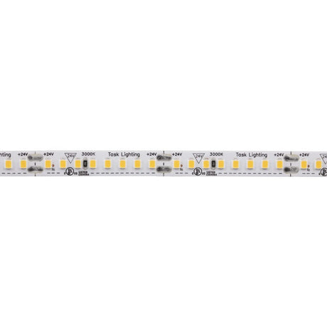 Task Lighting LS600W24V016-30 16 ft 600 Lumens/Ft Single-White 24V Tape Light, Soft White 3000K