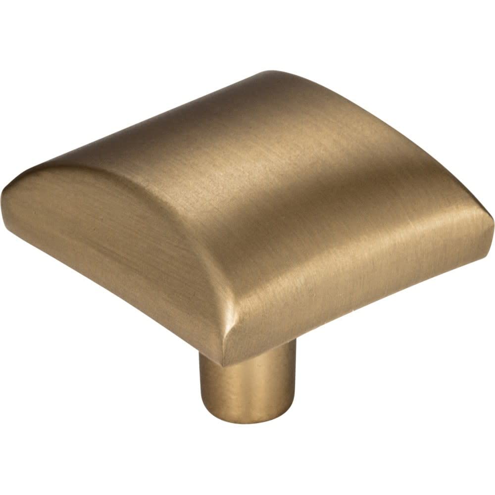 Elements 525SBZ 1-1/8" Overall Length Satin Bronze Square Glendale Cabinet Knob