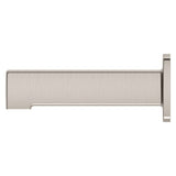 Squared Non-Diverting Tub Spout in PVD Brushed Nickel
