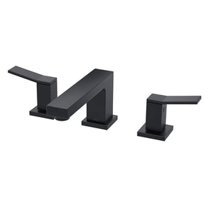 Gerber D304119BS Satin Black Avian Two Handle Widespread Lavatory Faucet