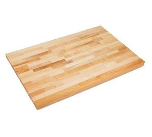 John Boos IST002-O Oil Finish Hard Rock Maple Industrial Top, 48 x 24 1.75 inch - 1 Each.
