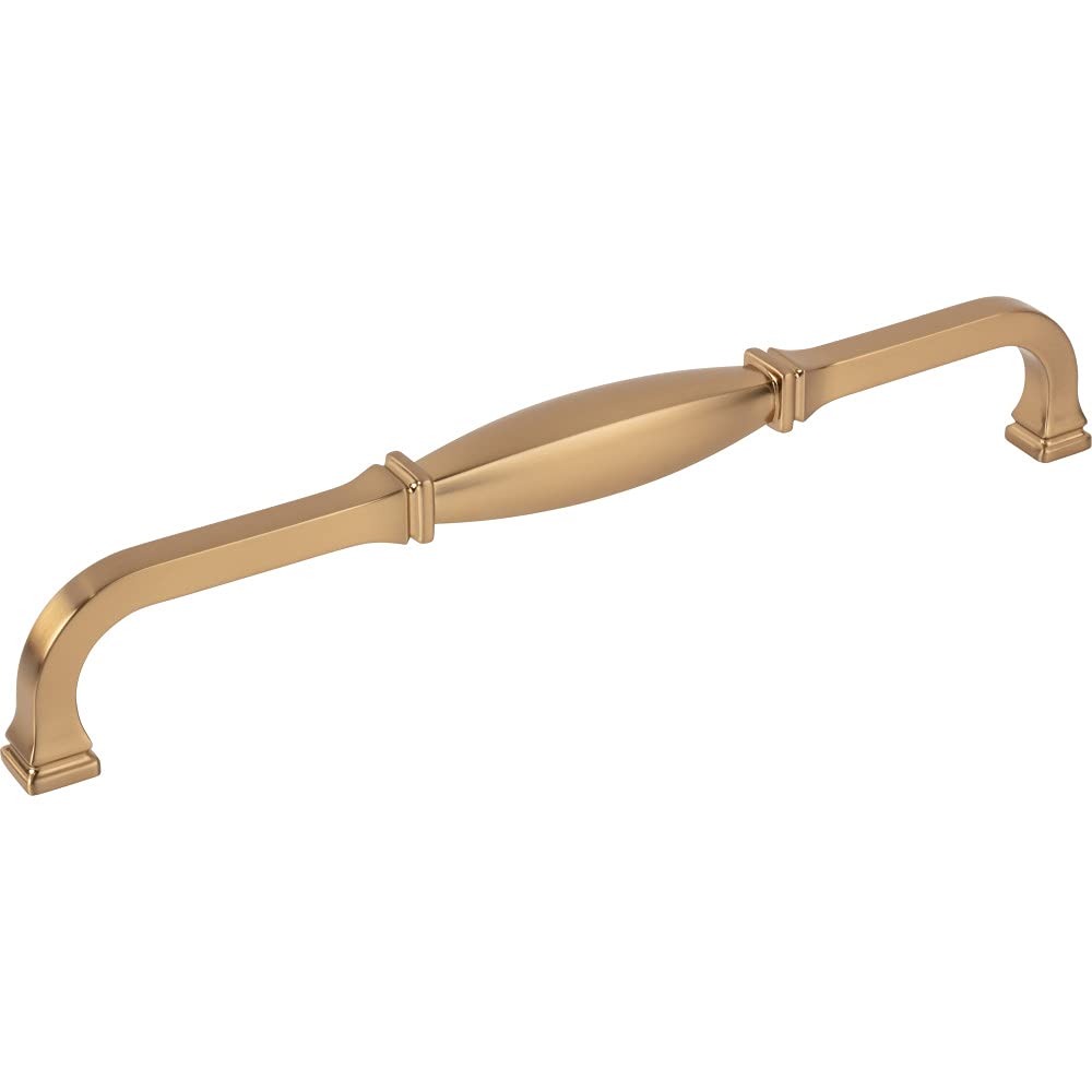 Jeffrey Alexander 278-18SBZ 18" Center-to-Center Satin Bronze Audrey Appliance Handle