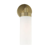 Livex Lighting 15071-01 Aero 1 Light 4 inch Antique Brass ADA ADA Single Sconce Wall Light