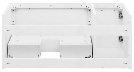Fresca FCB6136GR-UNS-R Fresca Lucera 36" Gray Wall Hung Undermount Sink Modern Bathroom Cabinet - Right Version