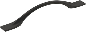 Amerock Cabinet Pull Matte Black 5-1/16 inch (128 mm) Center-to-Center Uprise 1 Pack Drawer Pull Cabinet Handle Cabinet Hardware