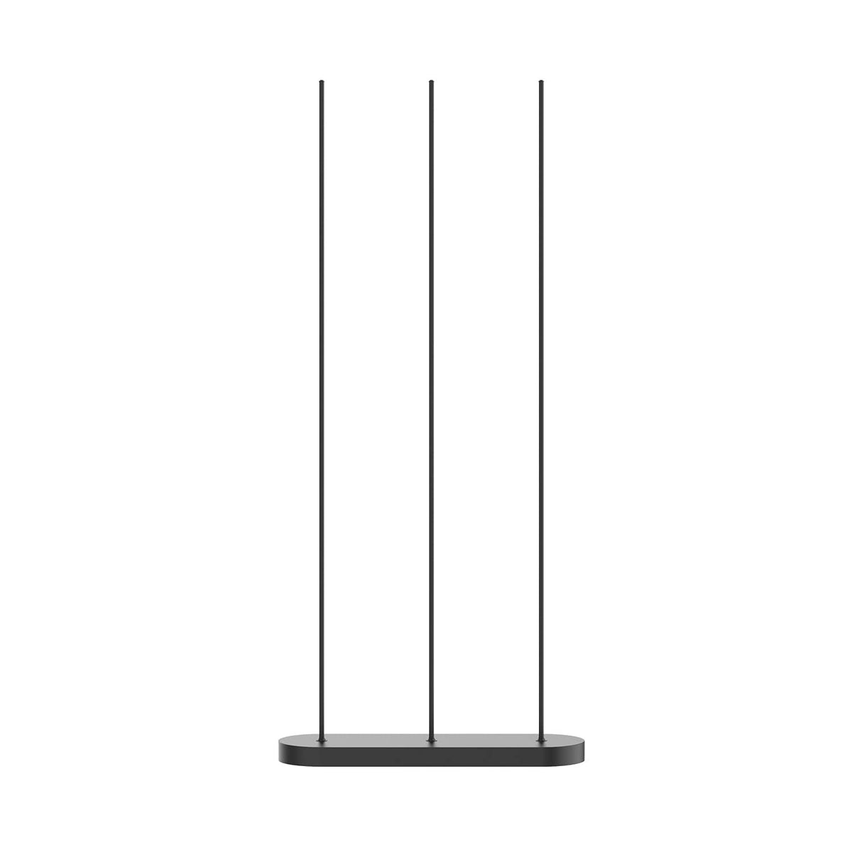 Kuzco FL46948-BK REEDS 48" FL Black 120V Touch dimmer LED 3000K 90CRI 20W