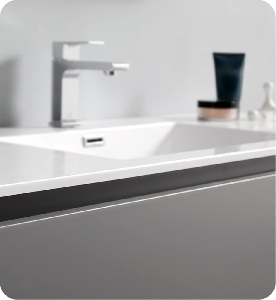 Fresca FCB9348GR Fresca Lazzaro 48" Gray Free Standing Modern Bathroom Cabinet