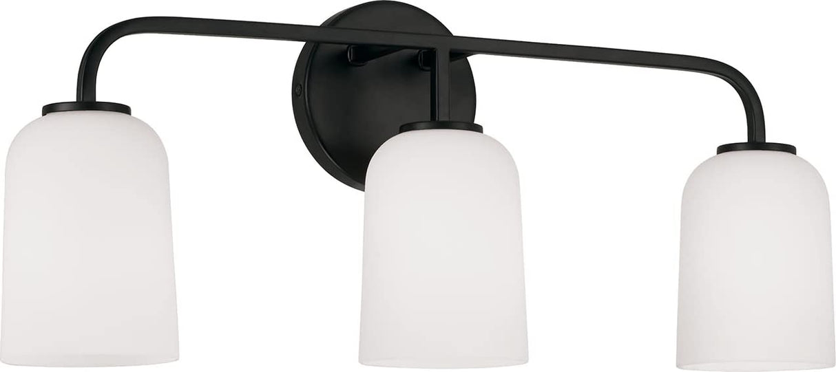 Capital Lighting 148831MB-542 Lawson 3 Light Vanity Matte Black