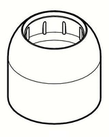Pfister 941-067 Parisa 34 Series Dome Cap Sleeve, Polished Chrome 941-067A