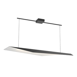 Kuzco LP70548-BK/WH TARO 48" LINEAR PENDANT OUTER BLACK INNER WHITE SHADE 32W 120VAC WITH LED DRIVER 3000K 90CRI