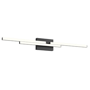 Kuzco VL52738-BK ANELLO MINOR 38" VANITY BLACK 28W 120VAC WITH LED DRIVER 3000K 90CRI